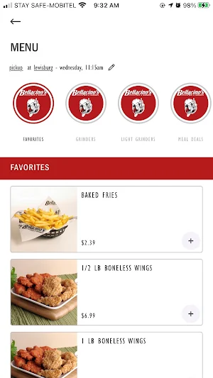 Bellacino's - Official Screenshot 2