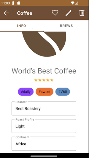 CoffeeBase Screenshot 2