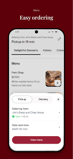 Jim's Steak and Chop House Screenshot 2