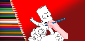 Bart Coloring Book Screenshot 3