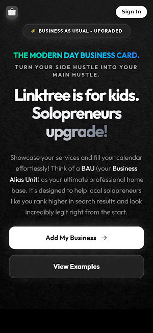 JustBAU: Digital Business Card Screenshot 2