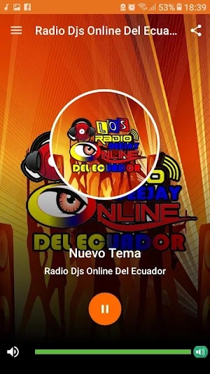 Radio Djs Online Del Ecuador Screenshot 1