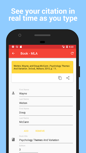 Citation Maker Screenshot 1