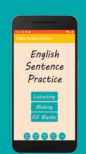 English Sentence Practice - Listening and Making Screenshot 0