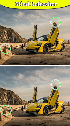 Spot Difference - Mclaren Car Screenshot 2