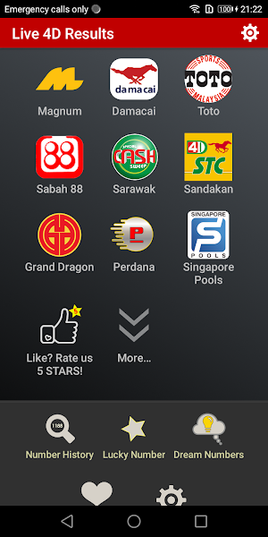 Live 4D Results ! (MY & SG) Screenshot 0