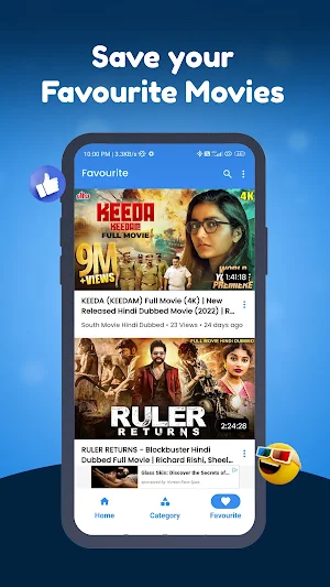 South Hindi Dubbed Movies App Screenshot 1