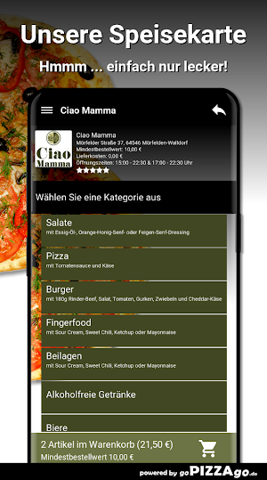 Ciao Mamma Mörfelden-Walldorf Screenshot 3