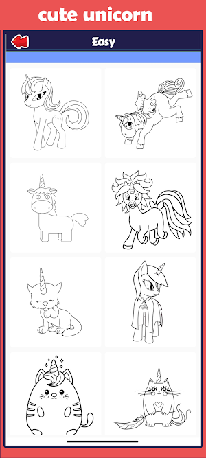 mermaid Unicorn coloring book Screenshot 0