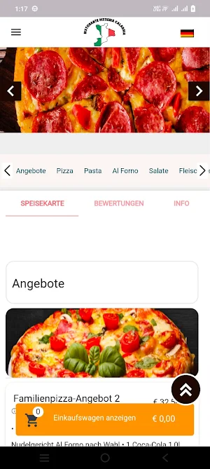 Ristorante Pizzeria Calabria Screenshot 2