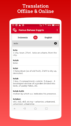 Kamus Bahasa Inggris Screenshot 0