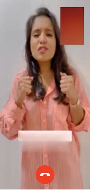 Aishwarya Majmudar Fake Call Screenshot 3