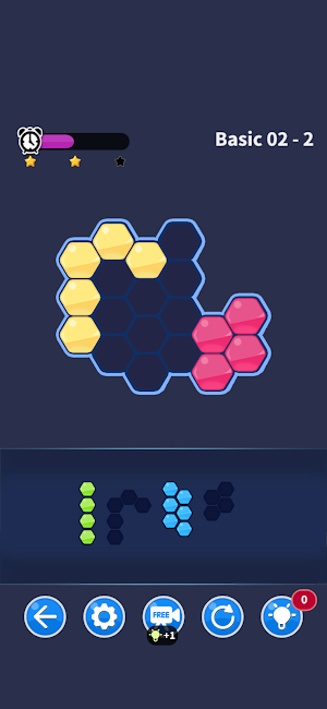 Hexa Block puzzle match game Screenshot 2