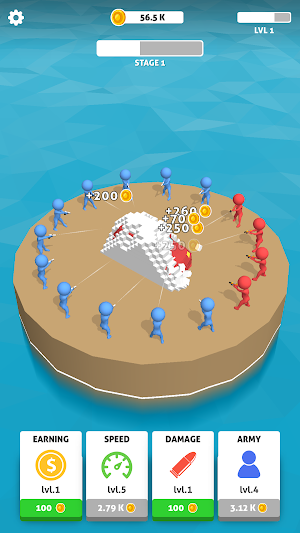 Idle Guns Cut Screenshot 0