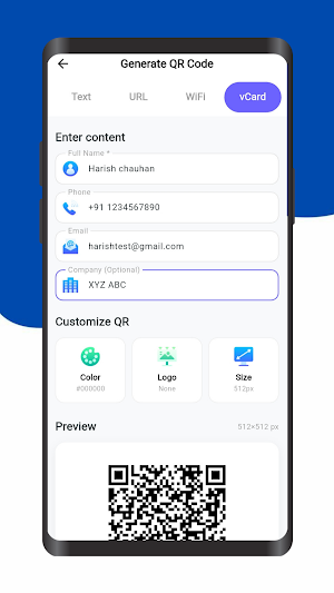 QR & Barcode Scanner: QR Maker Screenshot 3