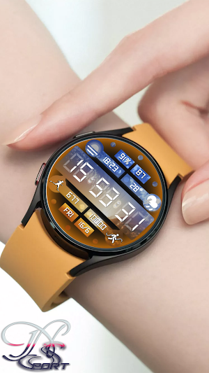 [N_SPORT631] BGDIM Watch Face Screenshot 2