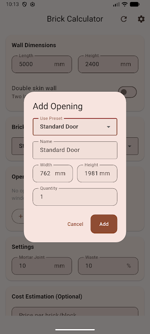 Brick Calculator Screenshot 3