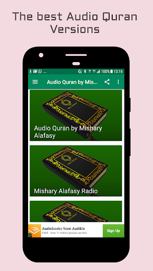 Audio Quran by Mishary Alafasy Screenshot 0
