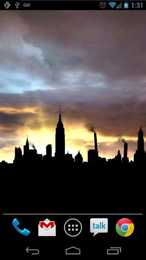 Silhouette Free Live Wallpaper Screenshot 3