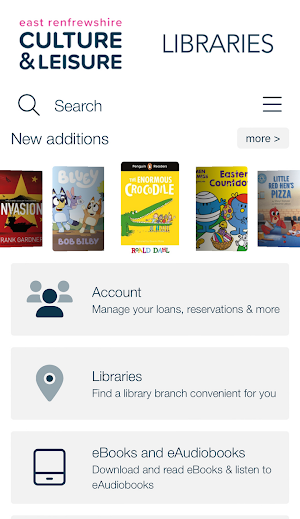 East Renfrewshire Libraries Screenshot 0