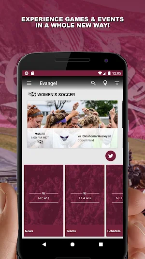 Evangel University Gameday Screenshot 0