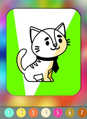Cute Cats Coloring Book Screenshot 1
