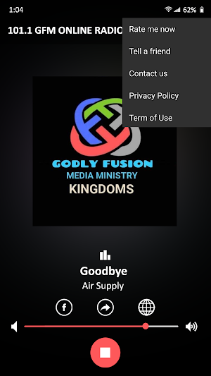 101.1 GFM Online Radio Station Screenshot 3