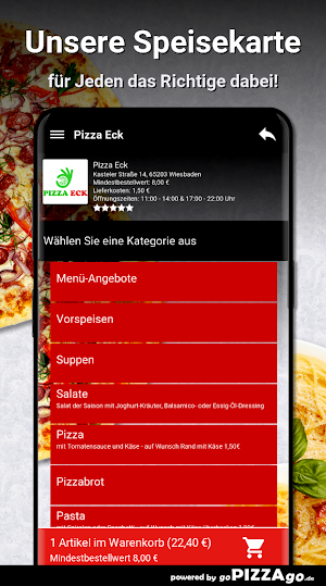 Pizza Eck Wiesbaden Screenshot 3