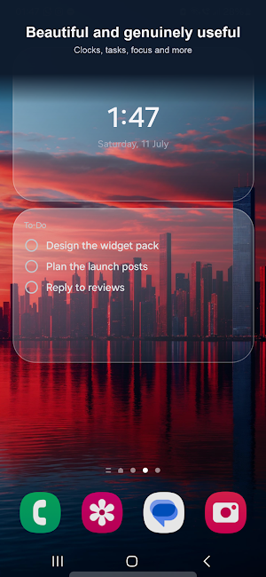 Aura Glass Widgets Screenshot 1