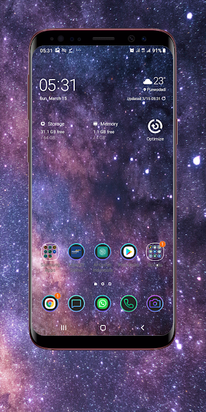 Starry Night Wallpaper Screenshot 0