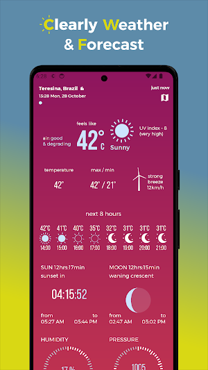 Clearly Weather & Forecast Screenshot 0