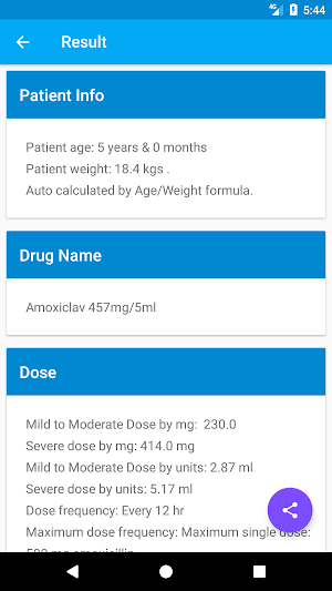 Dose Calculator Screenshot 1