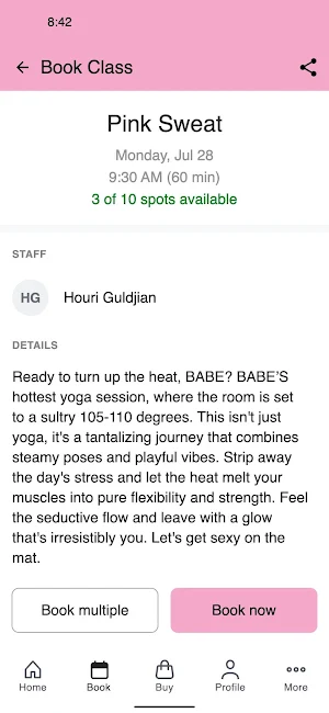BABE YOGA Screenshot 2