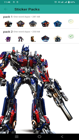WAStickers - Optimus Stickers Screenshot 0
