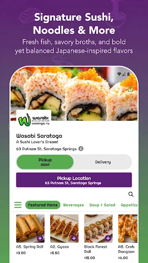 Wasabi Saratoga Screenshot 1