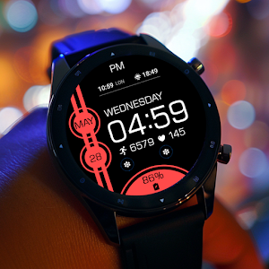 Key WF82 Digital Watch Face Screenshot 1