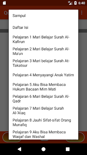 Alquran Hadist MI Kelas 5 Screenshot 1
