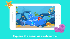 Carl the Submarine: Ocean Exploration for Kids Screenshot 0