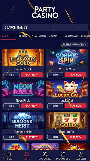 PartyCasino Screenshot 3