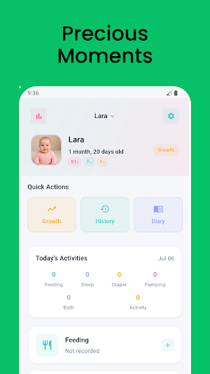 Baby Log Screenshot 0
