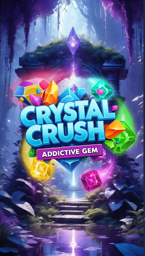 Crystal Crush Addictive Gem Screenshot 0
