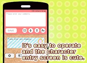Girlish Sticky Note Screenshot 2
