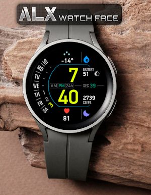 ALX09 Digital Watch Face Screenshot 0