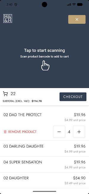 H&H Reorders Screenshot 3