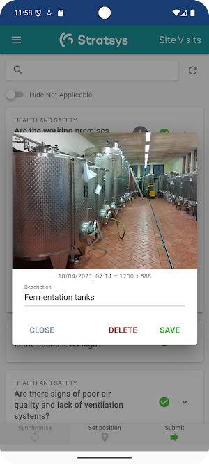 Stratsys Site Visits Screenshot 2