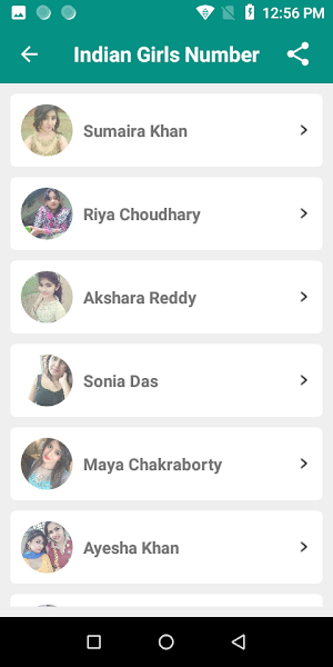 Indian Girls Number Video Call Screenshot 1