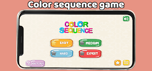Color sequence game Screenshot 0