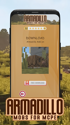 Armadillo Mobs Skin for Mcpe Screenshot 2