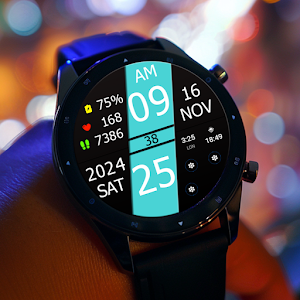 Key WF53 Digital Watch Face Screenshot 1