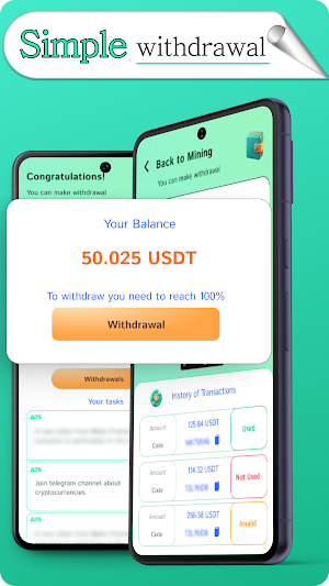 Airdrop USDT miner Screenshot 2